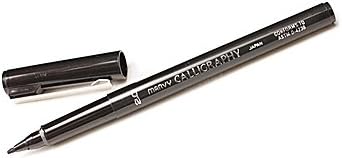 Marvy Uchida 6000 Calligraphy Pens Black 5.0 mm Broad [Pack of 12 ]