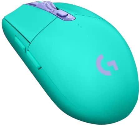 Logitech G305 Lightspeed Wireless Gaming Mouse (Mint) Bundle with 4-Port 3.0 USB Hub (2 Items)
