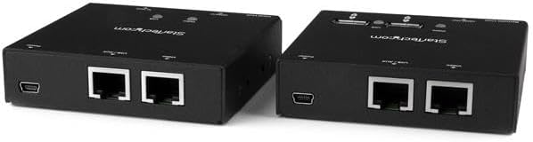 StarTech.com HDMI over CAT6 Extender with 4-port USB Hub - Remote HDMI over CAT5 or CAT6 - 165 ft (50m) - 1080p , TAA (ST121USBHD)