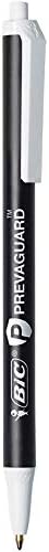 BIC PrevaGuard Clic Stic Ballpoint Pen, Black, 60-Count
