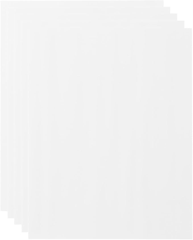Cricut Printable Iron-On for Light Fabrics, 20 sheets (8.5" x 11") - Print HTV Compatible with Inkjet Printers - For Joy Xtra, Explore, & Maker Machines