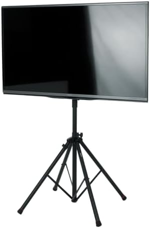 Gator Frameworks Deluxe Adjustable Quadpod LCD/LED TV Monitor Stand with Lift Piston, Fits Screens up to 65" (GFW-AV-LCD-25)