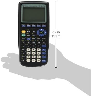 Texas Instruments TI83PLUS TI-83Plus Programmable Graphing Calculator, 10-Digit LCD