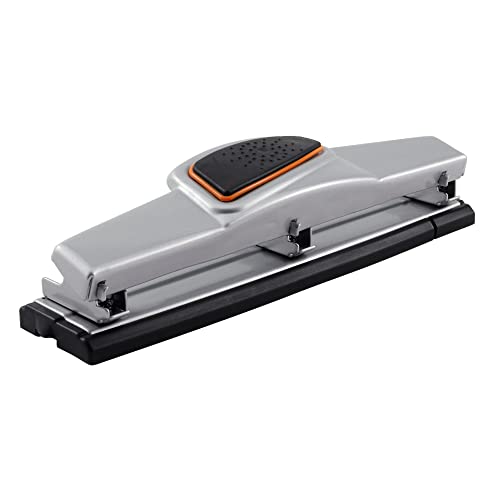 Office Depot® Brand 3-Hole Paper Punch, 10-Sheet Capacity, Silver