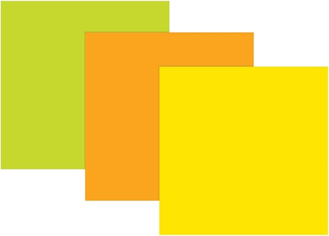 Post-it Super Sticky Big Notes, 11 in x 11 in, 1 Pad, 2X The Sticking Power, Neon Orange (BN11O) (Pack of 6)