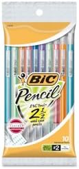 BIC Xtra Sparkle Mechanical Pencil, Colorful Barrel, Medium Point (0.7 mm), 10-Count