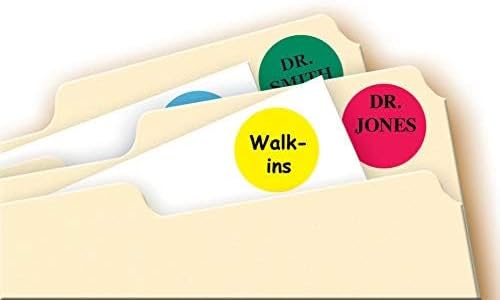 Avery Removable Color-Coding Labels, Removable Adhesive, Assorted Colors, 3/4" Diameter, 1,008 Labels (5472) (Pack of 2)