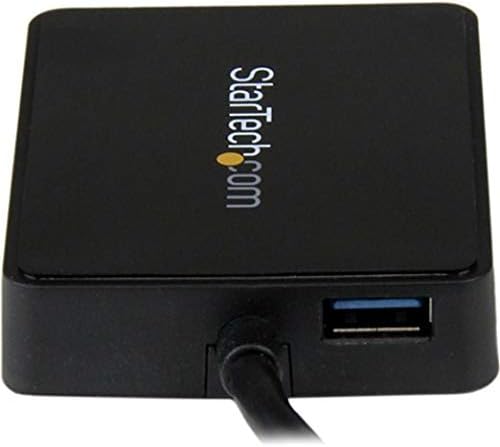 StarTech.com USB 3.0 to Dual Port Gigabit Ethernet Adapter NIC with USB Port (USB32000SPT)