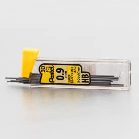 Pentel Super Hi-Polymer Mechanical Pencil Lead Refill - 0.5mm, 0.7mm, 0.9mm - 90 Lead refills (30 of Each Size)