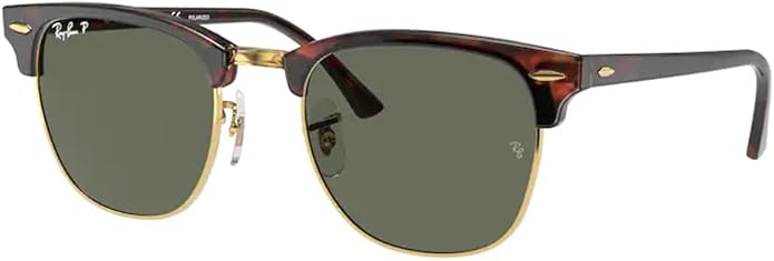 Ray-Ban RB3016 CLUBMASTER Sunglasses For Men For Women +BUNDLE with ACCESSORY EYEWEAR KIT