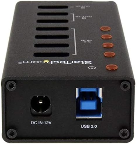 StarTech.com 7 Port USB 3.0 Charging Hub - 4 x USB-A, 3 x USB-A Dedicated Charging Ports - Powered Mountable USB Charging Station (ST4300U3C3)