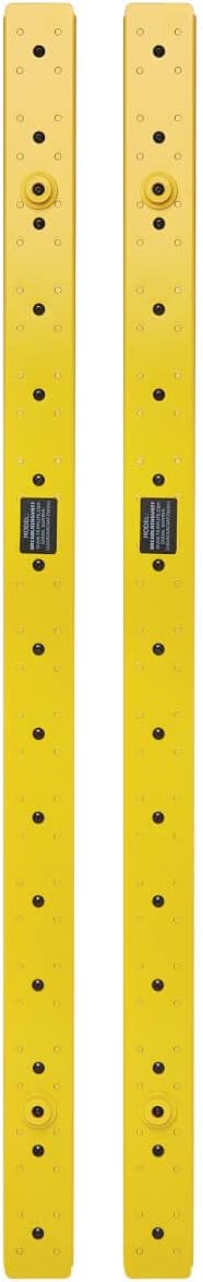 Tripp Lite Vertical Server Rack Enclosure Cable Manager, Flexible Rings, High-Visibility Yellow Steel, 6 Foot / 1.8 Meters, Two 3-Foot Sections, 5-Year Warranty (SRCABLERINGVRTF)
