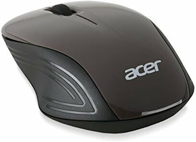 acer Wireless Optical Mouse Charcoal, (Pack of 1)