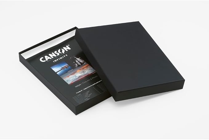 Canson Infinity Archival Box, for Images and Documents up to 8.5 x 11 inches, Fits 8.5 x 11 Inch Sheets, Black