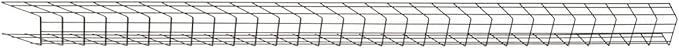 Tripp Lite Wire Mesh Cable Tray Management Organization, Ideal for Industrial & Data Centers, 2 Pack, 6 inches x 4 inches x 5 Feet / 150 x 100 x 1500 millimeters, 5-Year Warranty (SRWB6410X2STR)