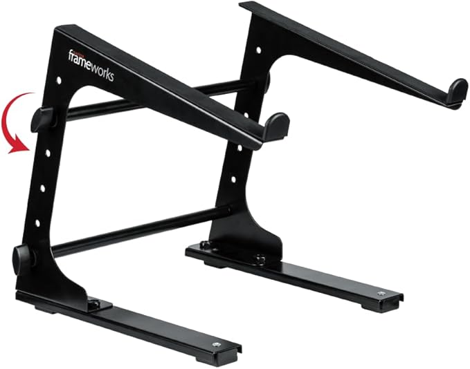 Gator Frameworks Portable Desktop Laptop/DJ Controller Stand with Fixed Height, (GFWLAPTOP1000)