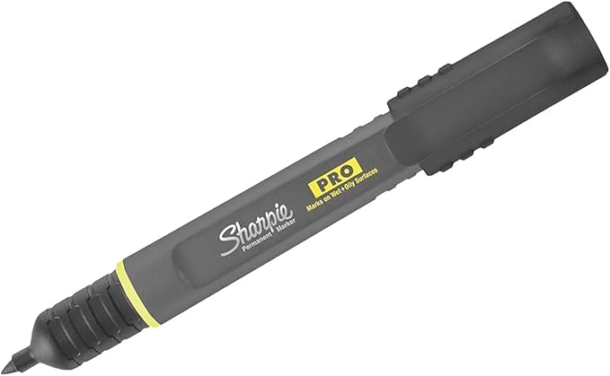 Sharpie Pro Permanent Marker, Fine Point, Black, 12 Count (2017818)