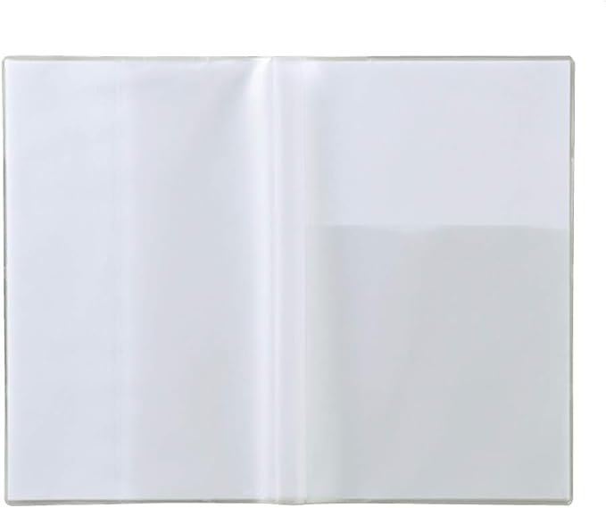 Kokuyo Transparent Cover for JIBUN_TECHO B6 Slim Size Notebook, 7.5" x 9.8", 0.2 mm Thick, with 1 Pen Loop & 4 Card Holders, Japan Import (NI-JGM61)