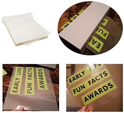 Immuson Thermal Laminating Pouches 8.9 x 11.4, 3Mil Thickness, Crystal Clear Finish, 5000 Pack