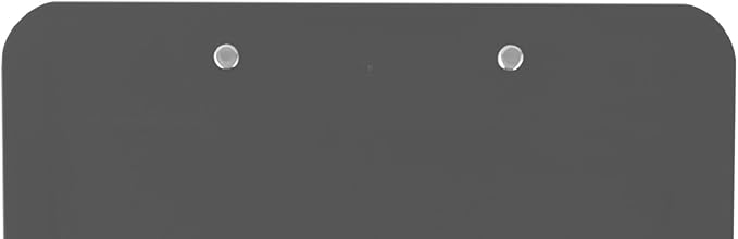 Trade Quest Plastic Clipboard Opaque Color Letter Size Low Profile Clip (Pack of 6) (Gray)