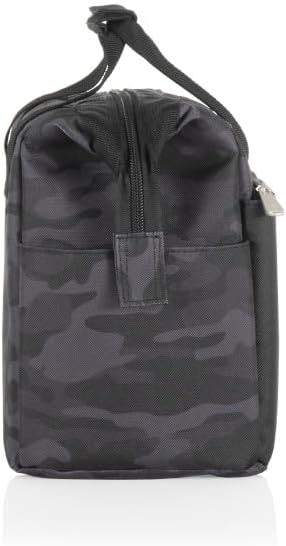 PICNIC TIME Star Wars Mandalorian Grogu On The Go Lunch Bag, Soft Cooler Lunch Box, Insulated Lunch Bag, (Black Camo)