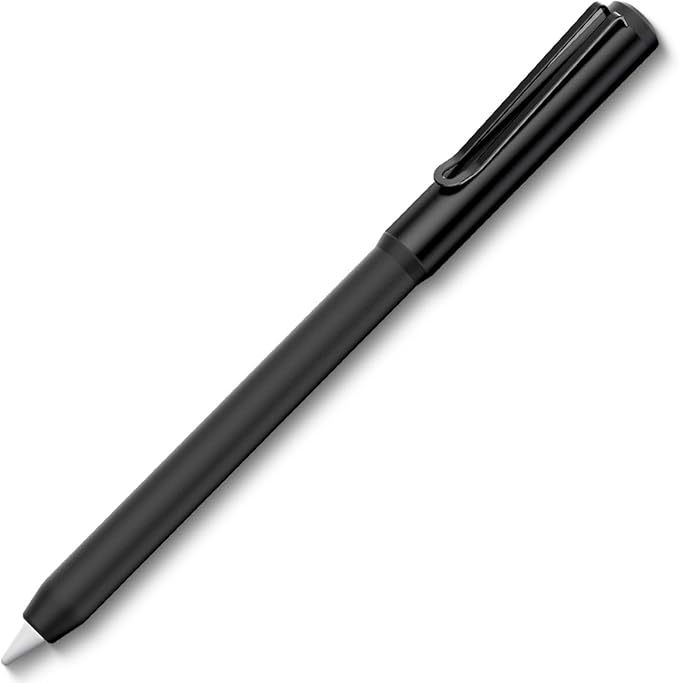 Spigen DA201 Apple Pencil Protective Case for Apple Pencil Pro and Apple Pencil 2nd Generation, Cover Sleeve with Clip and Grip, Compatible with Magnetic Charging and Double Tap - Black