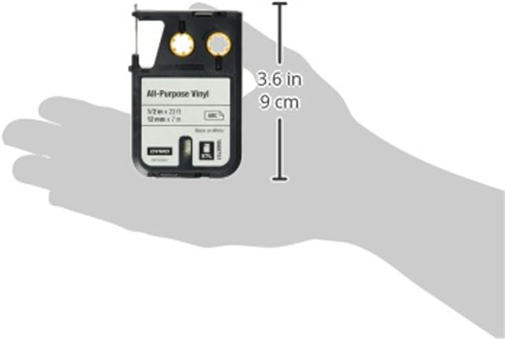 DYMO All-Purpose Labels for DYMO XTL Label Makers Black on White 1" 1 Roll (1868753)