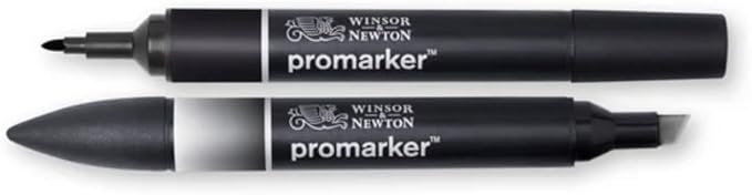 Winsor & Newton ProMarker Set, 2 Count, Black + Blender