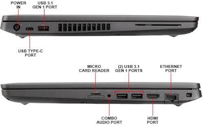 Dell Latitude 5400 14"" HD, Core i5-8265U 1.6GHz, 32GB RAM, 1TB M.2-NVMe, Windows 11 Pro 64Bit, CAM, Black (Renewed)