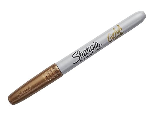 Sharpie Metallic Fine Point Permanent Markers 2/Pkg-Gold & Silver