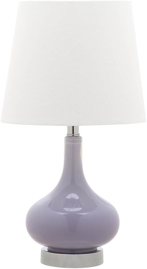 Safavieh Kids Lighting Collection Amy Purple Gourd 18-inch Bedroom Living Room Home Office Desk Nightstand Table Lamp (LED Bulb Included)