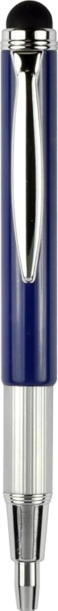 Zebra Pen, StylusPen, 1.0mm Black Ink Ballpoint Pen with 8.0mm Stylus, Expandable Compact Design for Pockets and Purse, Paper and Screen Safe, 1-Pack (33601)