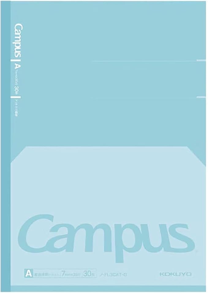 KOKUYO Composition Notebook, 7" x 10" Kimochii Dot Lined Notebook, 30 Sheets College Ruled Paper, 1 Pack Green B5 Notebook for School and Work, School Supplies Comp Book for Note Taking,Japan Import