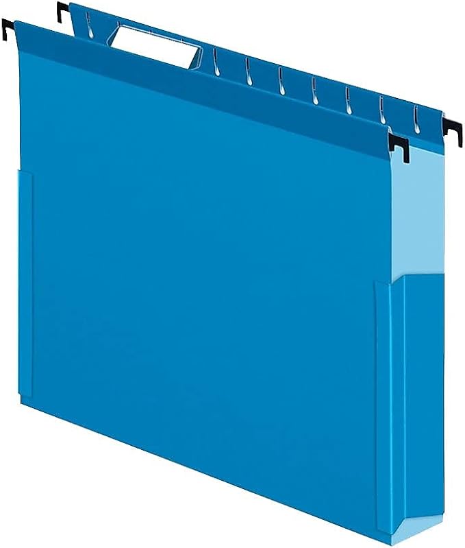 Oxford Pendaflex 59202 SureHook Reinforced Hanging Box Files, 2" Exp with Sides, Letter, Blue (Box of 25)