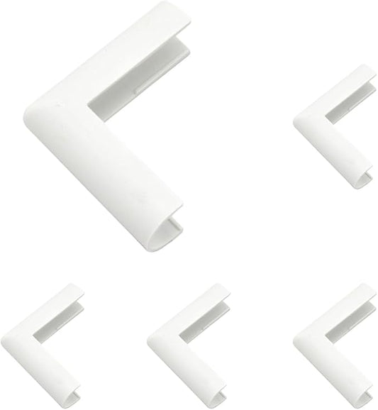 Legrand - Wiremold Wiremold C18 CordMate Outside Elbow Channel, No Size, White (Pack of 5)