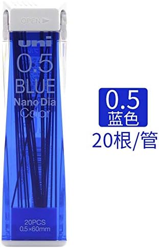 Uni NanoDia Color Mechanical Pencil Leads 0.5mm 7 Color Set, 7 Pack/total 140 Leads