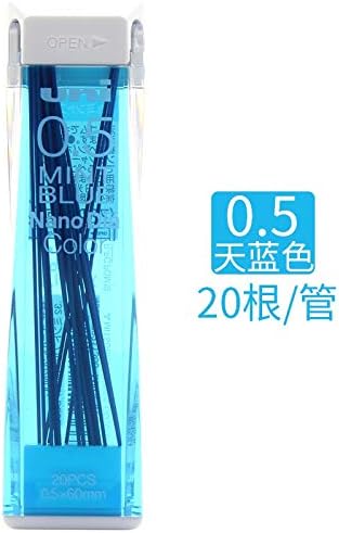 Uni NanoDia Color Mechanical Pencil Leads 0.5mm 7 Color Set, 7 Pack/total 140 Leads