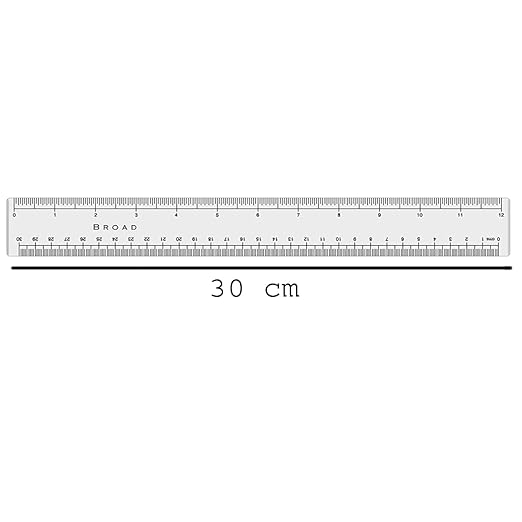 Liquidraw Geometry Set - 5 Piece | 2 x Set Square Triangle Ruler, Semi Circle Protractor, Circle Protractor, 12" Ruler | Professional Quality | Work or School Supplies | Mm & Inch Markings | Clear