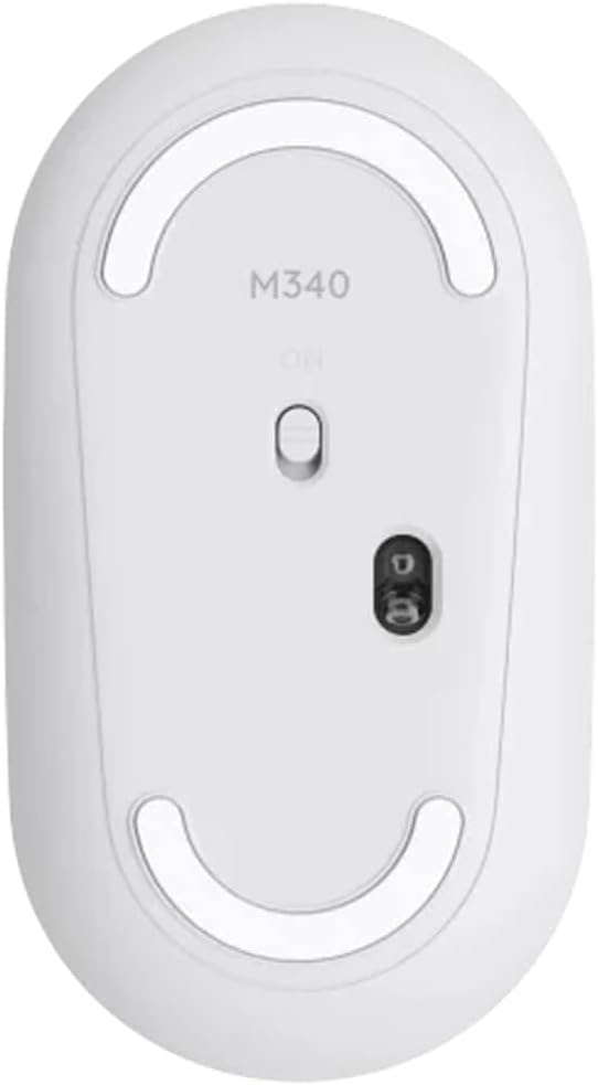 Logitech M340 Wireless Mouse with Limited Edition Prints, USB Receiver and Silent Clicks, Portable Wireless Mouse for Laptop, PC, Windows, Chrome, Surface – Sheer Dream