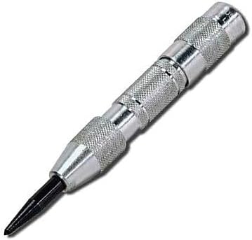 General Tools Ball Bearing Automatic Center Punch #77 - Nail Punch Tool to Mark and Scribe - Machinist Tools