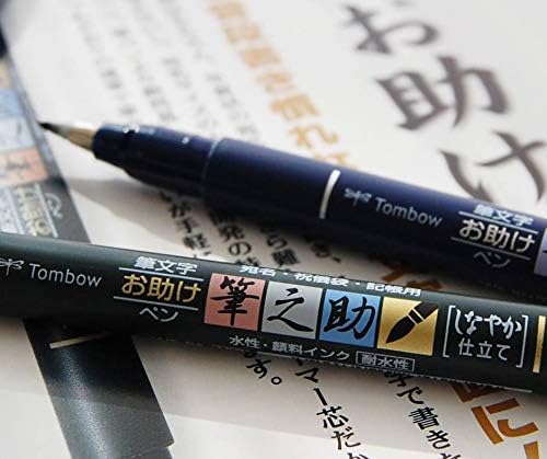 Tombow Fudenosuke Brush Pen, Soft Tip, Black (Pack of 2)