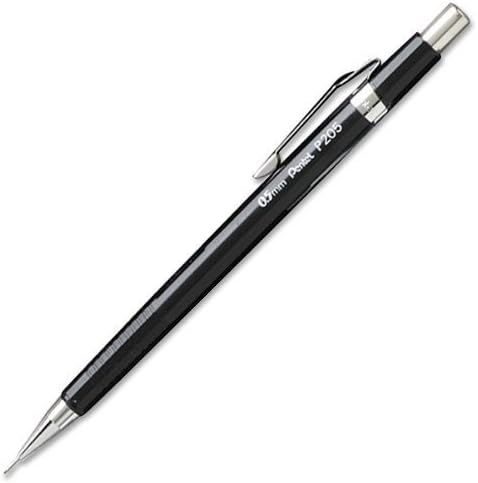 Value Pack of 3 Pentel Sharp Automatic Pencil, 0.5mm, Black, Burgundy, Green Barrels, 3 Pack (P205) by Pentel