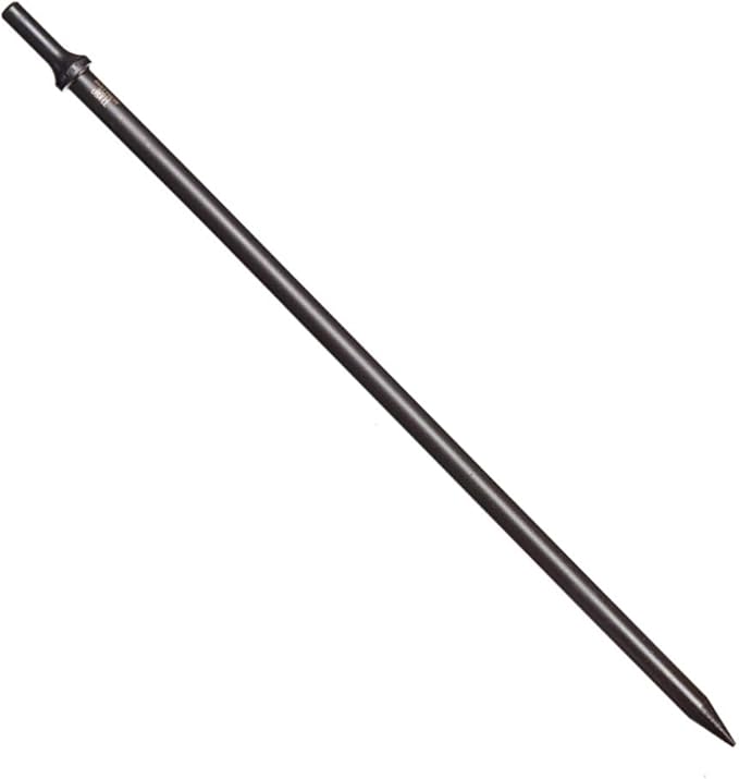 Mayhew Tools 32012 Pneumatic Taper Punch, 1/8" x 18", Black Oxide Finish