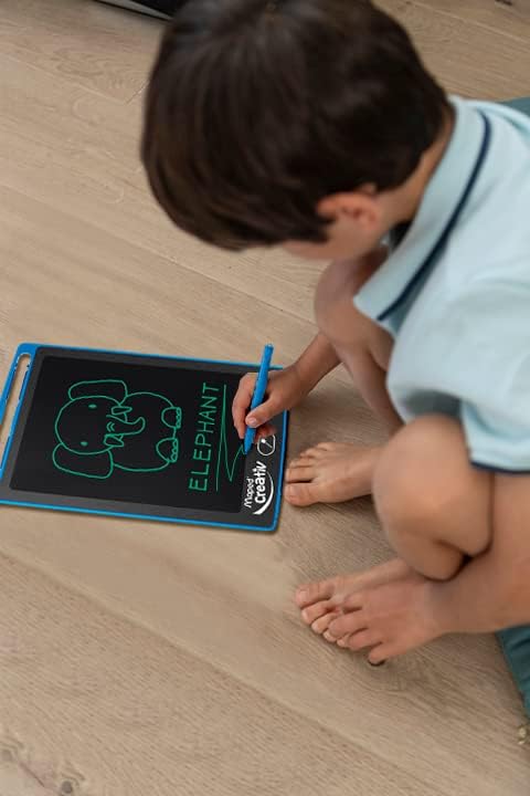 Maped Creativ Magical Drawing Tablet 2 Piece Kit (907039) - Blue - for Kids - Drawing and Writing Fun - Portable and Travel-Friendly - Includes Stylus Pen and Battery