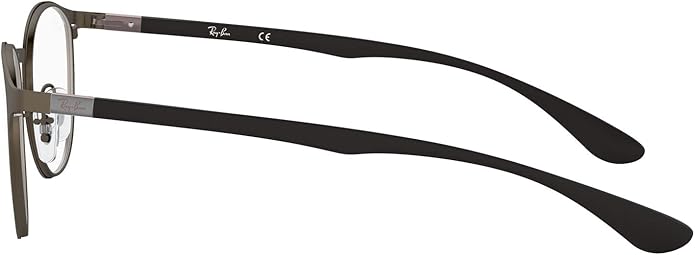 Ray-Ban Unisex Rx6355 Round Prescription Eyeglass Frames