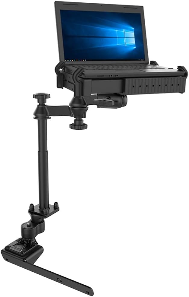 RAM MOUNTS No-Drill Laptop Mount for '12-26 Dodge RAM 2500-5500 + More Compatible with 10-16" Laptops RAM-VB-178A-SW1