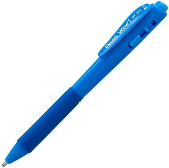 Pentel Wow! Retractable Ballpoint Pen, (1.4mm) Bold Line, Assorted Ink Colors, 8 Pack (BK444BP8M)