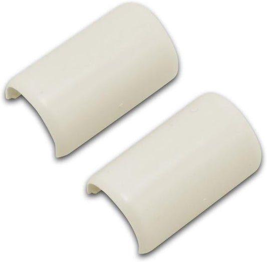 Legrand Wiremold C9 Cordmate Cord Cover Coupling, Organizer for Wall, Holds 1 Cord or Cable, Ivory (2 Pack)