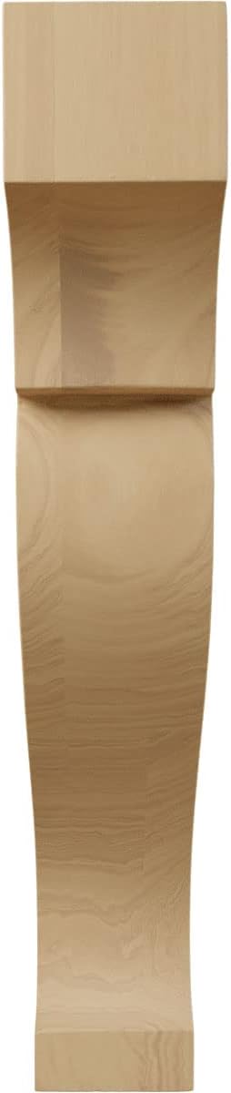 Ekena Millwork CORW02X07X12RKCH Medium Rockport Wood Corbels, 2 1/8"W x 7"D x 12"H, Cherry
