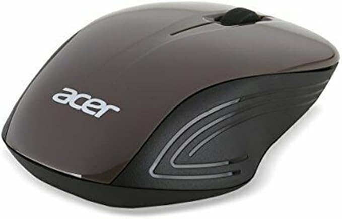 acer Wireless Optical Mouse Charcoal, (Pack of 1)